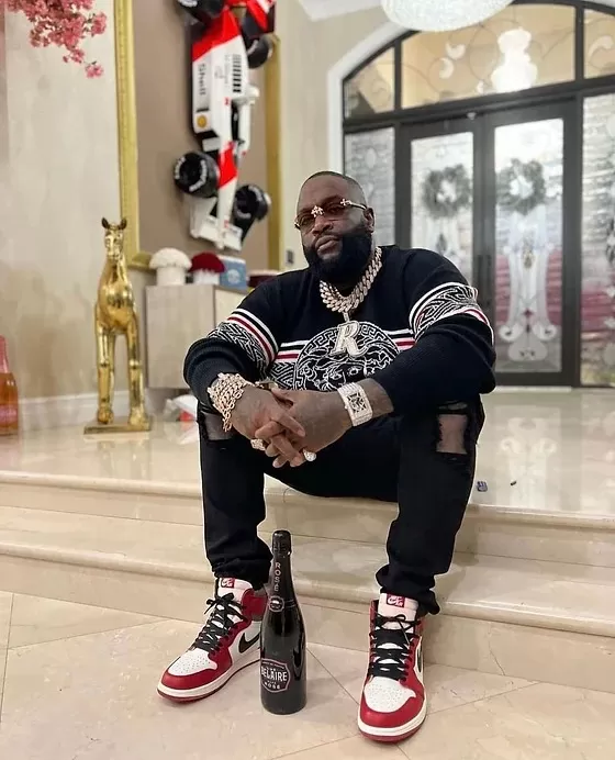 Rick Ross Shows Off His Wardrobe And Rare Limited Edition Air Jordans