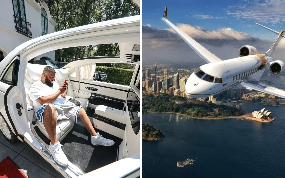 Dj Khaled Flaunts His Gulfstream G Private Jet And Rare Convertible