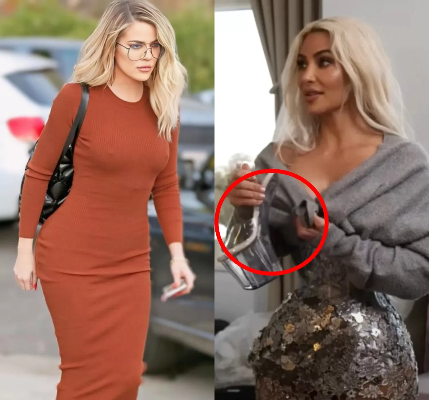 Cover Image for Khloe Kardashian hilariously reacts to sister Kim’s heel-less Met Gala shoe