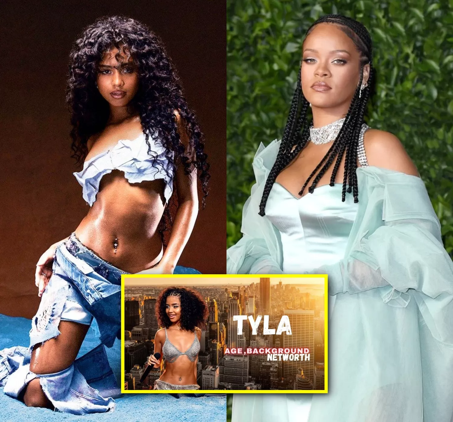 Cover Image for Tyla’s Net Worth vs her Idol Rihanaa. The results not surprising now but about 3 years …
