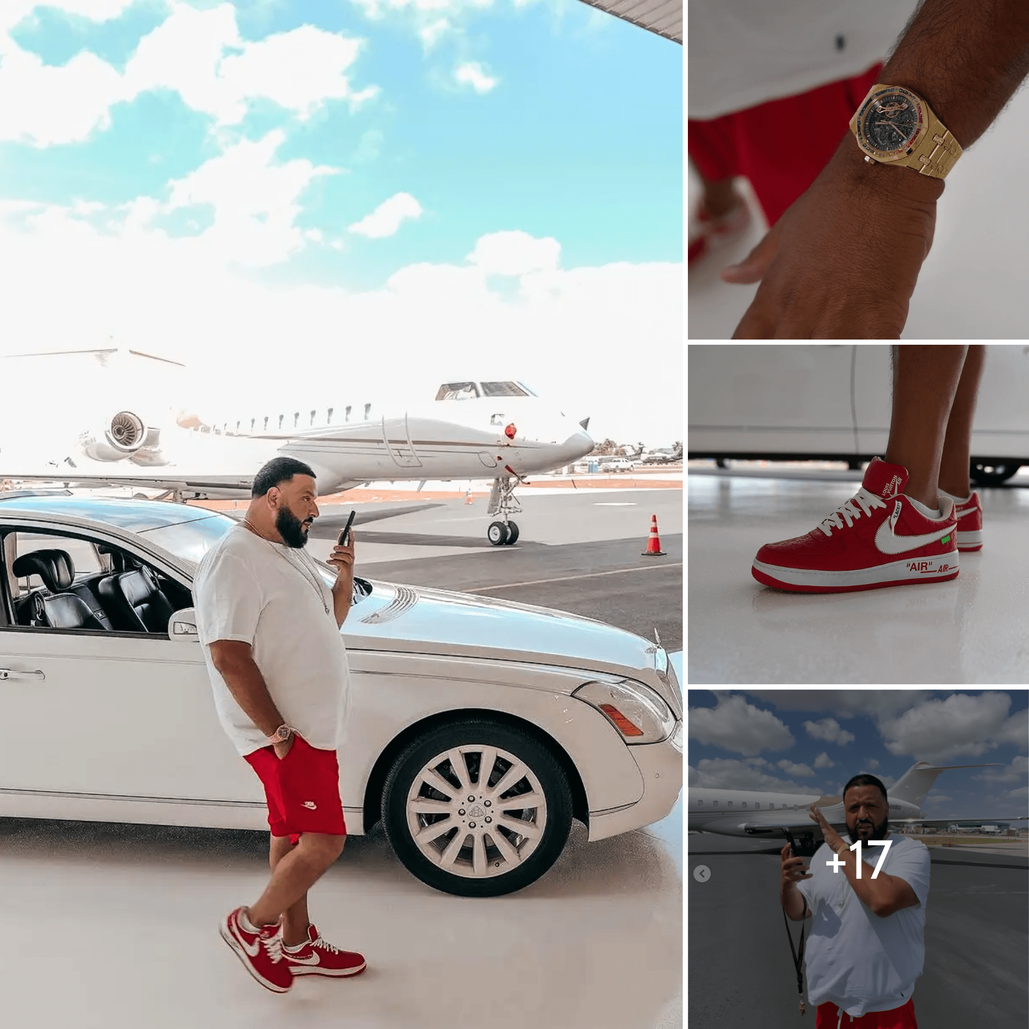 Cover Image for DJ Khaled updated the latest image next to the iron bird and world limited edition watch